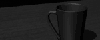 A big coffeecup in 3D